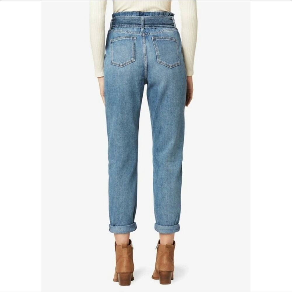 Joes Jeans The Brinkley High Rise Paperbag Tie Waist Straight Denim Jean Size 30 - Picture 7 of 14